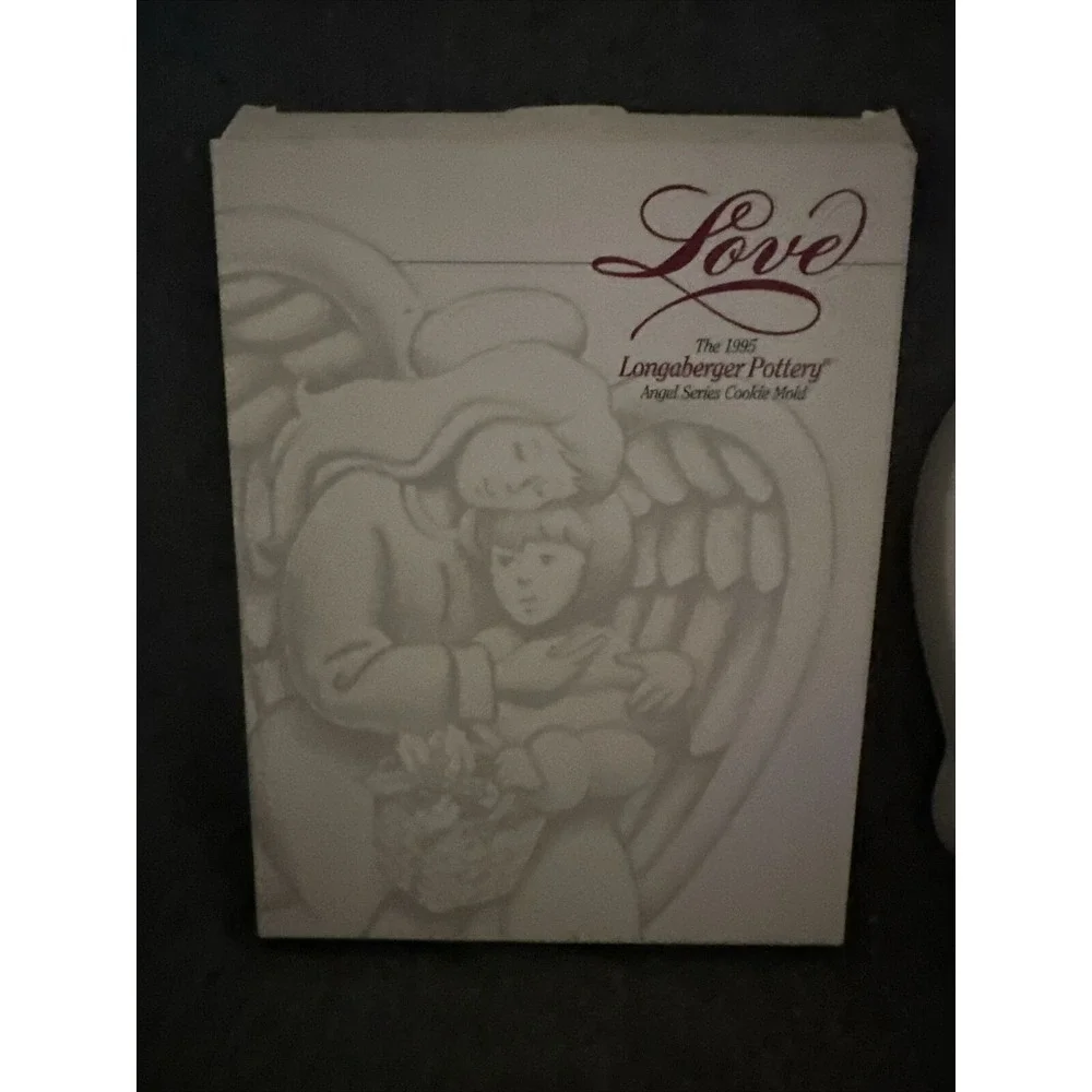 LONGABERGER POTTERY 1995 LOVE‎ ANGEL SERIES COOKIE MOLD 32468 NEW